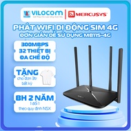 Portable Wifi transmitter using 4G LTE sim 300Mbps Mercusys MB115-4G MB112-4G - Genuine Product