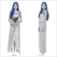 New Ghost Role Playing Party Corpse Bride Halloween Female Horror Vampire Costume Dress
