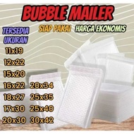 Bubble wrap/ White mailer bubble wrap Plastic bubble packing size 11x19 12x22/ 15x20/ 16x22/ 18x27/ 