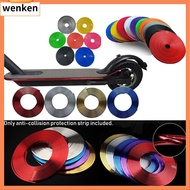 WENKEN 1Roll คุณภาพสูง ยางรถยนต์ป้องกันการเสียดสี ความยาว 2 เมตร แถบป้องกันรอยขีดข่วน แถบป้องกันการชนกัน อุปกรณ์เสริมสกู๊ตเตอร์ไฟฟ้า ตัวป้องกันกันชนสเก็ตบอร์ด