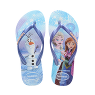 HAVAIANAS รองเท้าแตะเด็ก Kids Slim Princess Flip Flops BLUE 41233280397K_H4PPXX