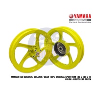 YAMAHA EGO AVANTIZ SOLARIZ GEAR 100% ORIGINAL 5L 5 LEG SPORT RIM 1VB-F5168-00 44P-F5338-00 140 x 160