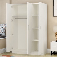 2/3/4 doors Wardrobe Clothes Storage Cabinet Wooden Home Furniture Almari Baju kayu  Pakaian Kabinet Baju
