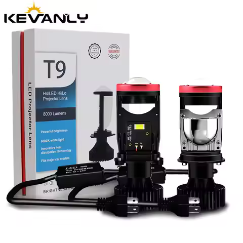 2pcs H4 Lenses LED Lamp H4 Led CANbus H4 LED Headlights H4 Mini Projector Led For Motorcycle Headlig