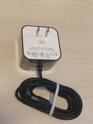 Amazon 原裝 Echo power adapter  (美國兩腳插頭） 15W for Echo Dot 3, Echo Dot 4 和 Echo Show 5