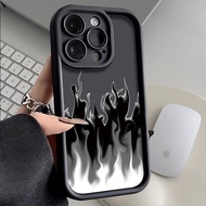 SS2122 Black fire for case oppo reno 4f 5f 5 6 7 8 7z 8z 8t 11 12f 4g 5g oppo A5 A3 PRO A56S A53S A7