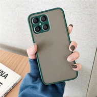 Honor X8 4G X8b X9 X8 5G X6 Camera Lens Protection Case Soft Candy Color Casing Transparent Matte Bumper Back Cover