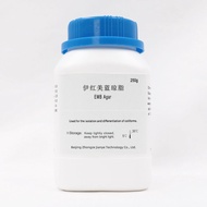 EMB Agar 250g Eosin Methylene Blue Media Pengasingan Koliform Makmal Microbiology Culture Media