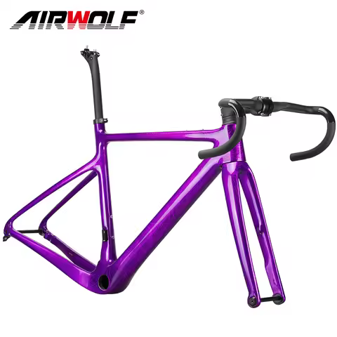 Carbon Gravel Frame Disc Brake 700C*40C Full Hidden Cable Gravel Bicycle A5 Cyclocross Frame Road Bi
