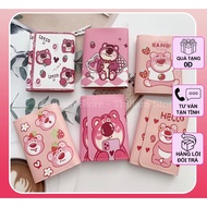 3-fold wallet with funny bear patterns