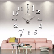 3D Wall Clock Mirror Wall Stickers Creative DIY Wall Clocks Removable Art Decal Sticker Living Room Quartz Needle Hot