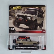 HOT WHEELS PREMIUM SCALE 1:43 2025 2000 TOYOTA 4RUNNER