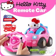 Kereta Mainan Control Baby Girl Toy Hello Kitty Remote Control Car Toys Baby Cute Car Toy