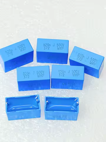 5PCS~50PCS High-quality 824J 500V 0.82UF 820NF 500VDC P15MM Film Capacitor MKP372