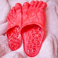 Halloween Prank Sippers Men Fun Slippers Couple's Home Shoes Scary Toe Shoes Party Slippers Big Foot