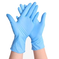 50100PCS Blue Nitrile Gloves Waterproof Food Grade Black Home Kitchen Laboratory Cleaning Gloves Coo