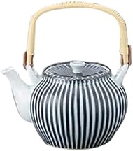 Set of 5 Arita Yaki Earthenware Bottles, Teapot, Celadon Jususa No. 6 Earthenware Bottle, 28.1 fl oz