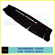 ♞Dashboard Cover / Mat for Toyota HiAce GL Grandia 2007 to 2018 with logo