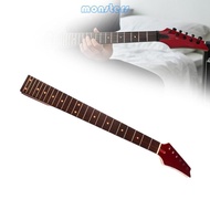 Mon Electric Guitar Neck with Fretboard 24 Frets Guitar Necks Replacement