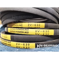 สายพาน 8V-4000 ยี่ห้อ BANDO Power ace สายพานร่องเรียบ หน้ากว้าง 1 นิ้ว