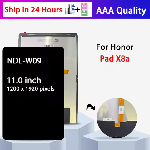 11.0"New For Huawei Honor Pad X8a LCD Display Touch Screen Digitizer Assembly For Honor Pad X8A NDL-