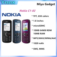 【COD】Nokia C102 Mobile Phone Original Product Loud Big Font Super Long Standby Button Elderly Machin