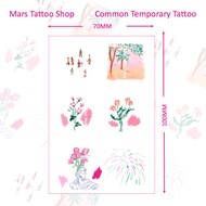 【Mars Tattoo】Common Tattoo, Colored Tattoo, Long Lasting,Temporary Tattoo Sticker, Fake Tattoo, Cute
