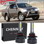 For Mitsubishi Triton (Mk1) 4th Gen (2007 -2015) (Head Lamp) DFDFDF LED Light Car Headlight Auto Hea