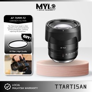 TTArtisan 75mm f2 AF Autofocus Full Frame Prime Focus Portrait for Sony A7III | A7IV | A5RV | ZV-E1 
