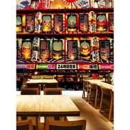 Japanese Izakaya Wallpaper Japanese Skewered Sushi Restaurant Decorative Mural Japanese Restaurant S