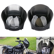 Quarter Headlight Fairing Windshield Kit For Harley Sportster XL883 1200 88-Up