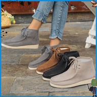 Men's Casual Shoes - Full Beige Casual Shoes - Chungky Wallabee Shoes