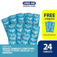 Unilab Neurogen E 24s + 6 FREE Tablets - Vitamin B-Complex + Vitamin E