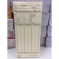 Time Card / DTR For The Employees
