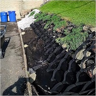 Slope Soil Stabilization Geogrid - 5cm/2inch Depth, Foldable Patio Garden Geo Grid/Retaining Wall, L