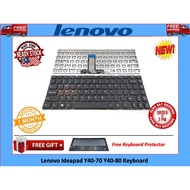 Lenovo Ideapad Erazer Y40,Y40-70,Y40-80 14 14ISK without frame Series Laptop Keyboard Free Gif
