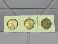 (75年全新3枚大壹圓) 香港大壹元1975年硬幣大一元 英女皇伊麗莎白二世 Government of Hong Kong Queen Elizabeth ll 1975 $1