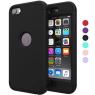 For iPod Touch 7 Case,iPod Touch 6 Case, Touch 5 Case, Three Layer Series Heavy Duty High Impact Arm