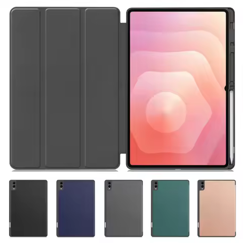 Slim Pencil Holder Funda For Samsung Galaxy Tab S11 Ultra 14.6" Case Smart SM-X930 SM-X936B Folding