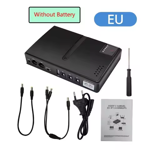 1018L Uninterruptible Power Supply DC Without Battery UPS Power Router Optical Cat Built-in Adapter 