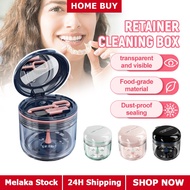 Dental Retainer Box Storage Tooth Braces Retainer Box Layering Braces Mouth Guard Case Dental Soakin
