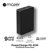 MAZER PowerCharge PD 45W 20,000mAh Power Bank - Black Color