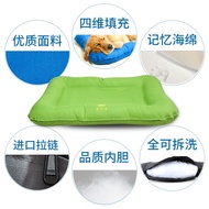 Oxford Cloth Dog Mat Waterproof Bite-Resistant Dog Mat Removable Washable Kennel Mat Dog Mattress Do