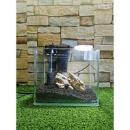 Aquarium Fish Tank 18cm (2)Combo Set (Curve)