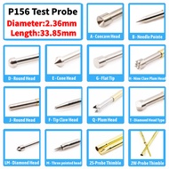 Spring Test Probes Dia 2.36mm Length 33.85mm P156-G2 A D E2 H J1 Q1 Q2 T2 pcb Circuit Board Burning 