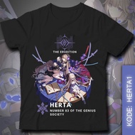 Honkai Starrail Game T-shirt - Herta Honkai Star Rail Anime