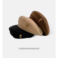Mũ Nồi Icon Hình Gấu JBR08 Jussy Official Nón Beret Gấu Chất Vải Nỉ Dày 2 Lớp Có Dây Rút Thu Nhỏ Nhi
