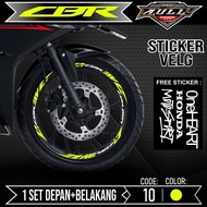 STICKER STICKER Cutting Rim CBR 150R - Sticker Accessories Cutting Sticker List Motor Honda CBR150R 