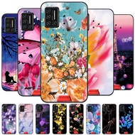 UMIDIGI Bison/Bison 2021 Case Cute Cat Flower Cool Painted Phone Casing For Umidigi Bison Finger Hea