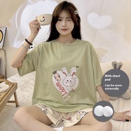 Chu Man Jia Bộ đồ pijamas mùa hè Set Cho Phụ Nữ-Thoải mái và thoáng khí Loungewear